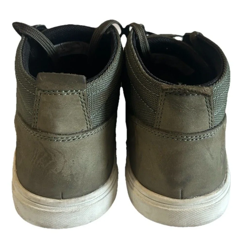 Timberland Davis Square Men's Size 7.5  Chukka Dark Green Nubuck Canvas Sneaker